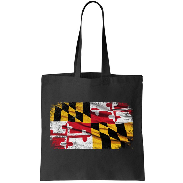 Vintage Maryland Flag Tote Bag