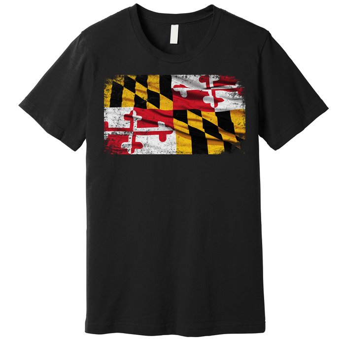 Vintage Maryland Flag Premium T-Shirt