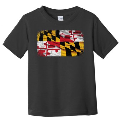 Vintage Maryland Flag Toddler T-Shirt