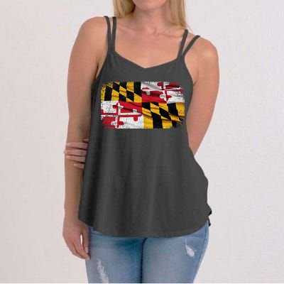 Vintage Maryland Flag Women's Strappy Tank