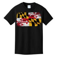 Vintage Maryland Flag Kids T-Shirt