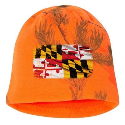 Vintage Maryland Flag Kati - Camo Knit Beanie