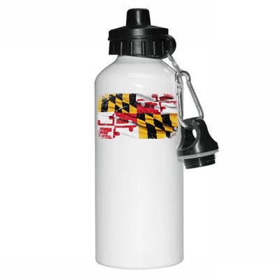 Vintage Maryland Flag Aluminum Water Bottle