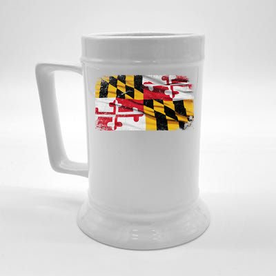 Vintage Maryland Flag Beer Stein