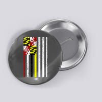 Vintage Maryland State American Flag Button