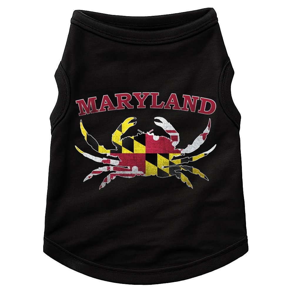 Vintage Maryland State Blue Crab Pride Flag  Doggie Tank