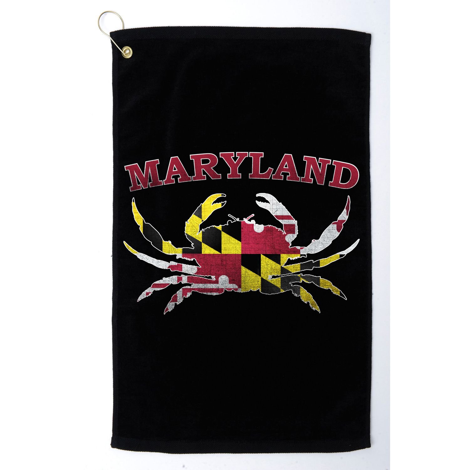 Vintage Maryland State Blue Crab Pride Flag  Golf Towel