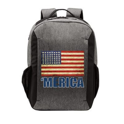 Vintage Merica Flag Vector Backpack