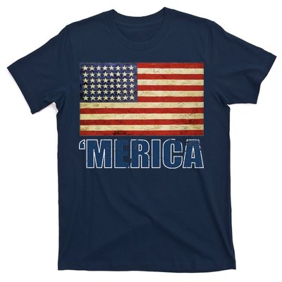 Vintage Merica Flag T-Shirt