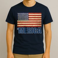 Vintage Merica Flag T-Shirt