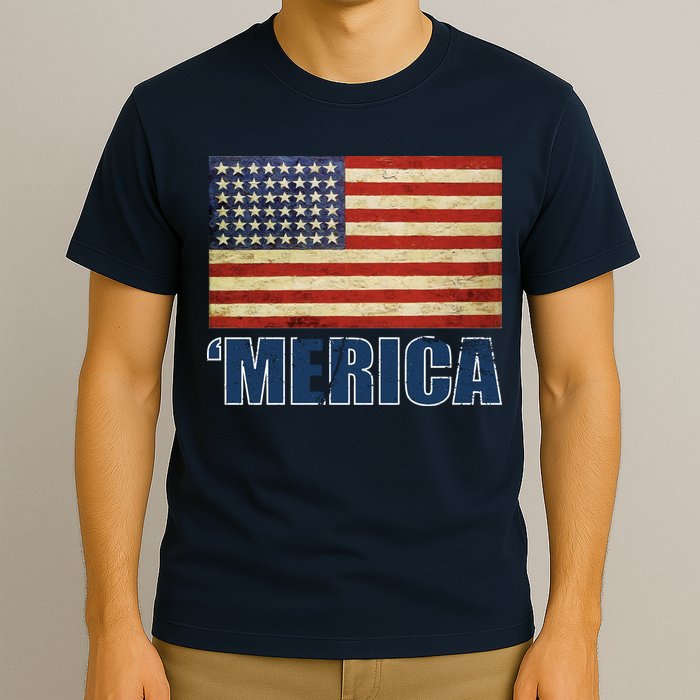 Vintage Merica Flag T-Shirt