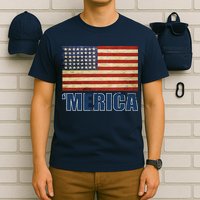 Vintage Merica Flag T-Shirt