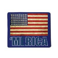 Vintage Merica Flag Mousepad