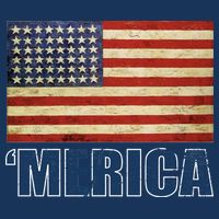 Vintage Merica Flag Tie-Dye T-Shirt