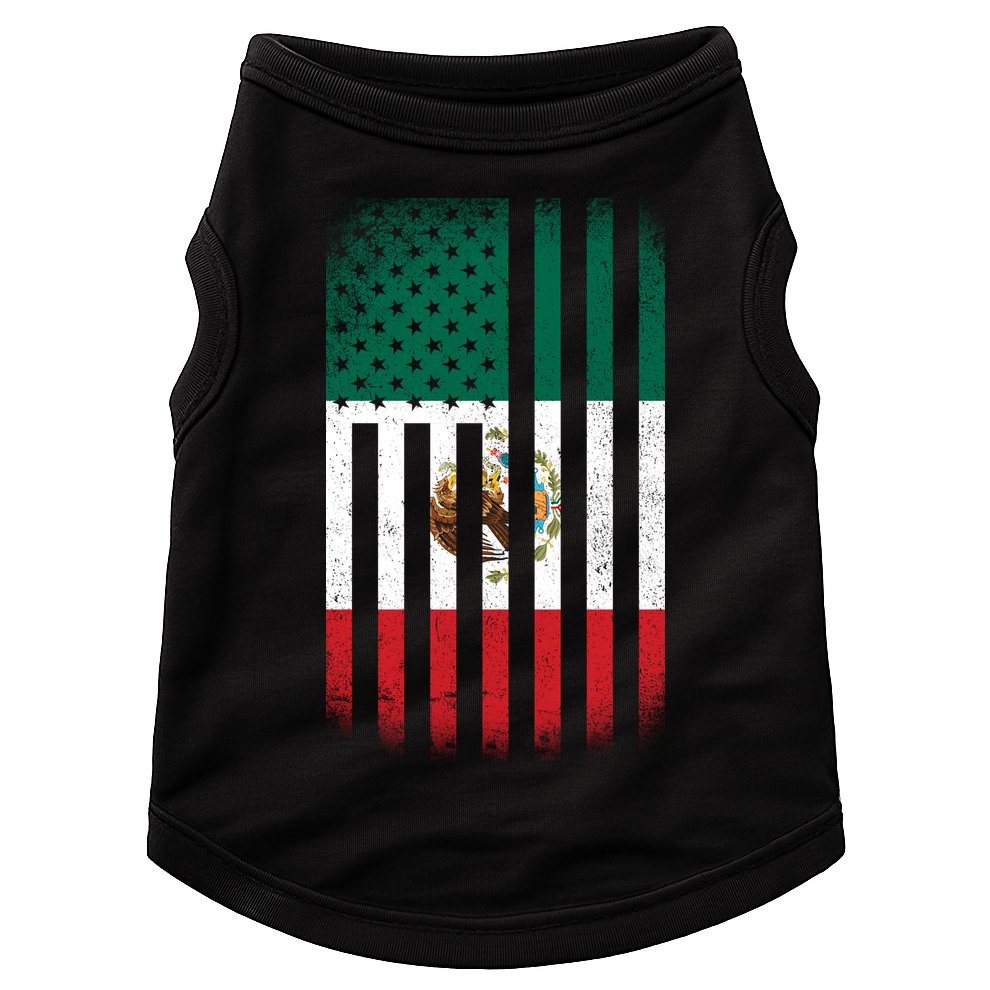 Vintage Mexican Flag Doggie Tank