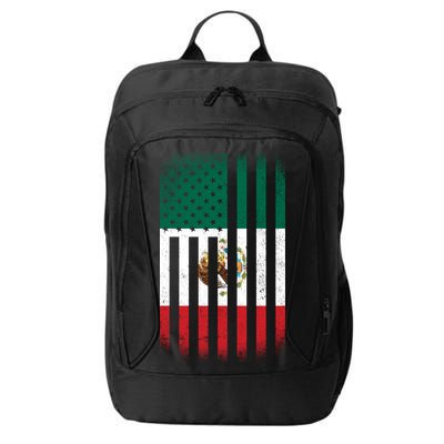 Vintage Mexican Flag City Backpack