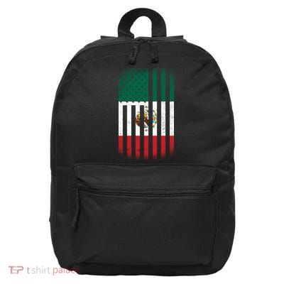 Vintage Mexican Flag 16 in Basic Backpack
