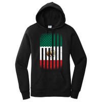 Vintage Mexican Flag Women's Pullover Hoodie