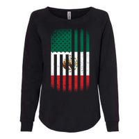 Vintage Mexican Flag Womens California Wash Sweatshirt