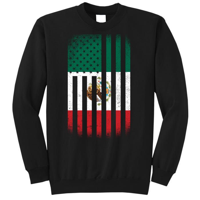 Vintage Mexican Flag Tall Sweatshirt