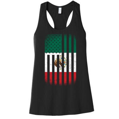 Vintage Mexican Flag Women's Racerback Tank