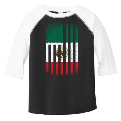 Vintage Mexican Flag Toddler Fine Jersey T-Shirt