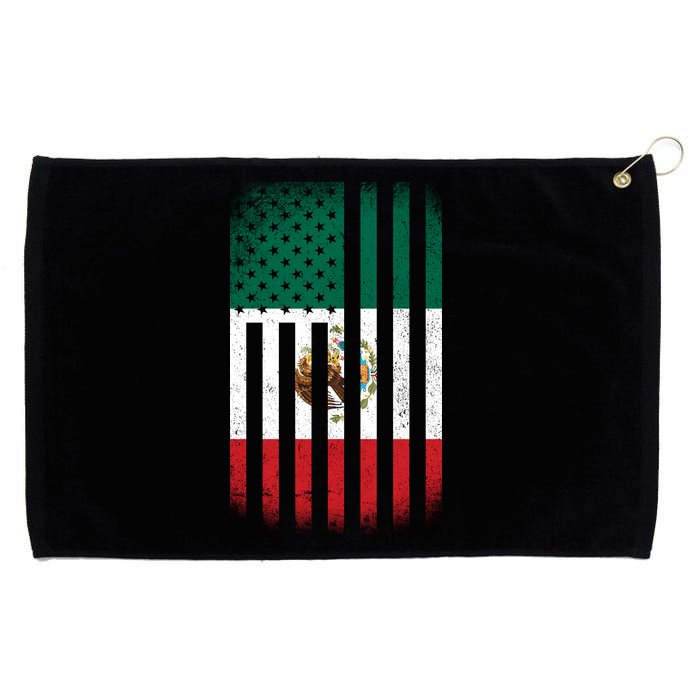 Vintage Mexican Flag Grommeted Golf Towel