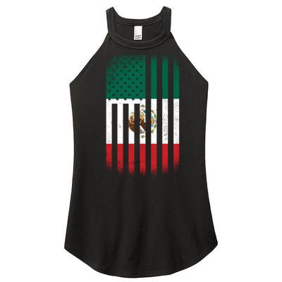 Vintage Mexican Flag Women's Perfect Tri Rocker Tank