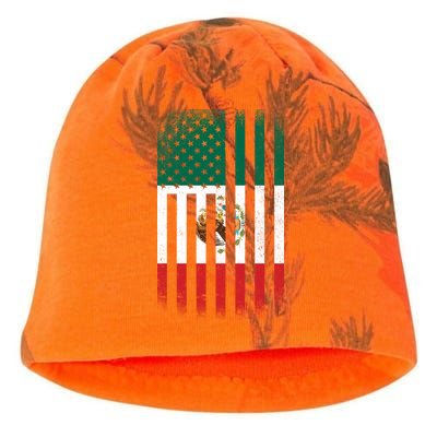 Vintage Mexican Flag Kati - Camo Knit Beanie