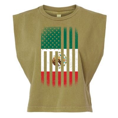 Vintage Mexican Flag Garment-Dyed Women's Muscle Tee