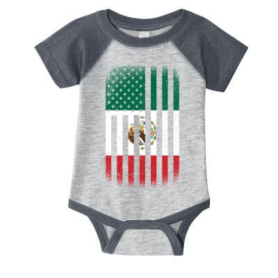 Vintage Mexican Flag Infant Baby Jersey Bodysuit