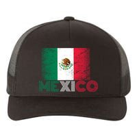 Vintage Mexico Distress Logo Flag Yupoong Adult 5-Panel Trucker Hat