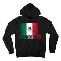 Vintage Mexico Distress Logo Flag Hoodie