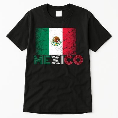 Vintage Mexico Distress Logo Flag Tall T-Shirt