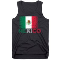 Vintage Mexico Distress Logo Flag Tank Top