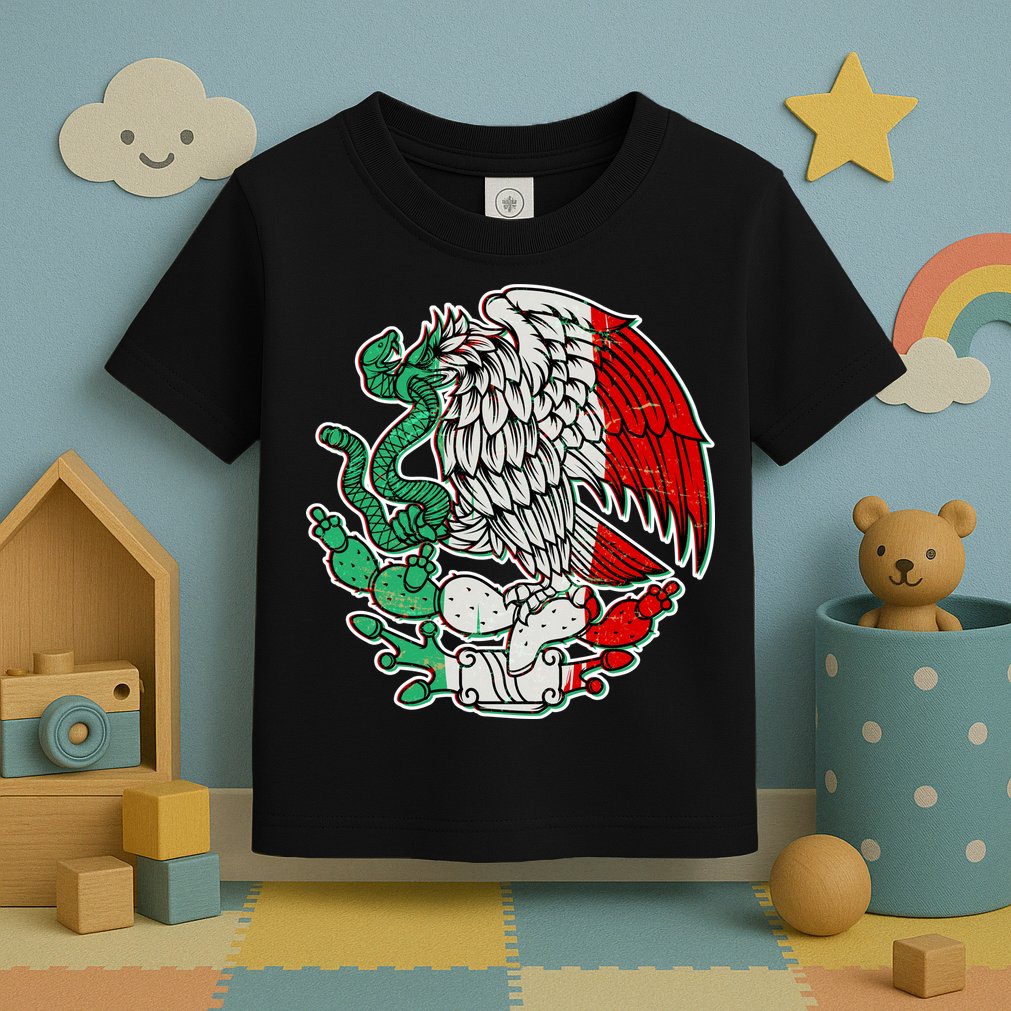 Vintage Mexico Eagle Symbol Toddler T-Shirt