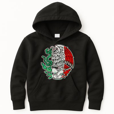 Vintage Mexico Eagle Symbol Kids Hoodie