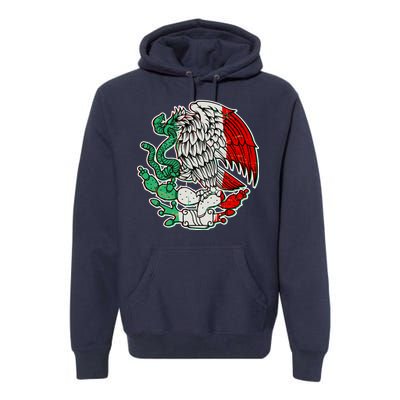 Vintage Mexico Eagle Symbol Premium Hoodie