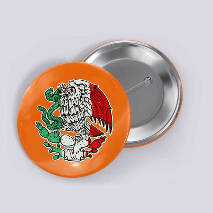 Vintage Mexico Eagle Symbol Button