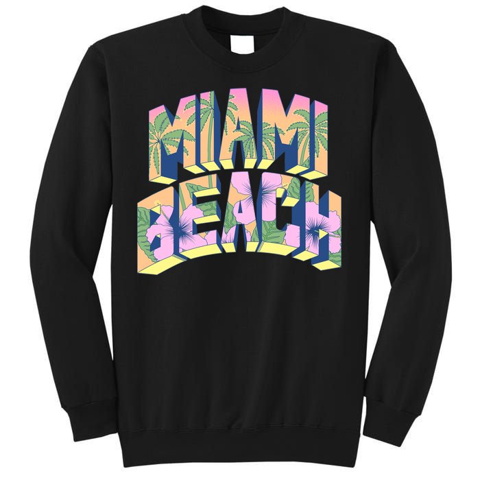 Vintage Miami Beach  Sweatshirt