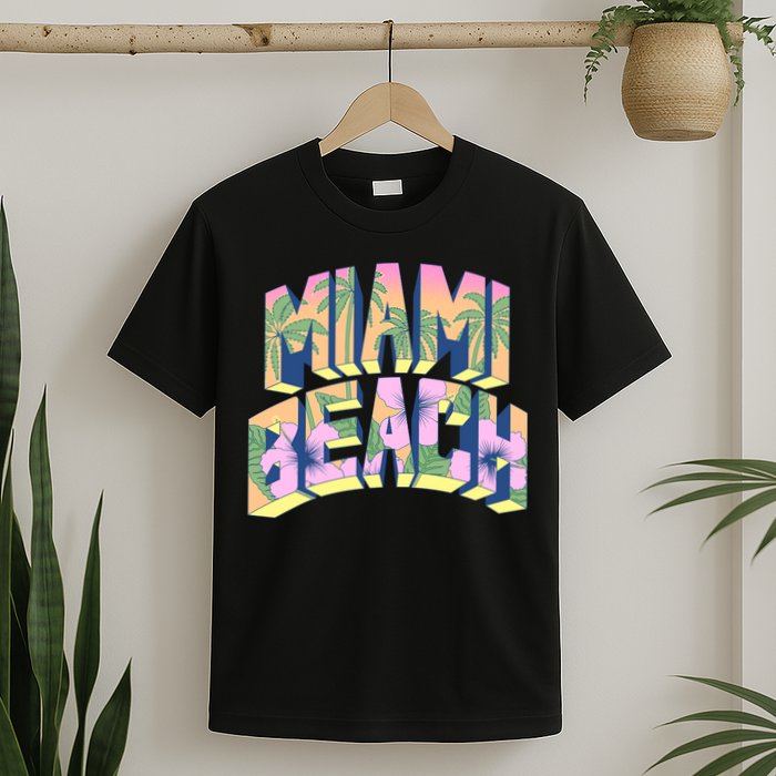 Vintage Miami Beach  T-Shirt