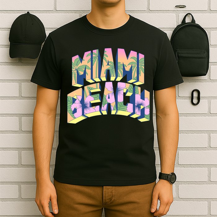 Vintage Miami Beach  T-Shirt