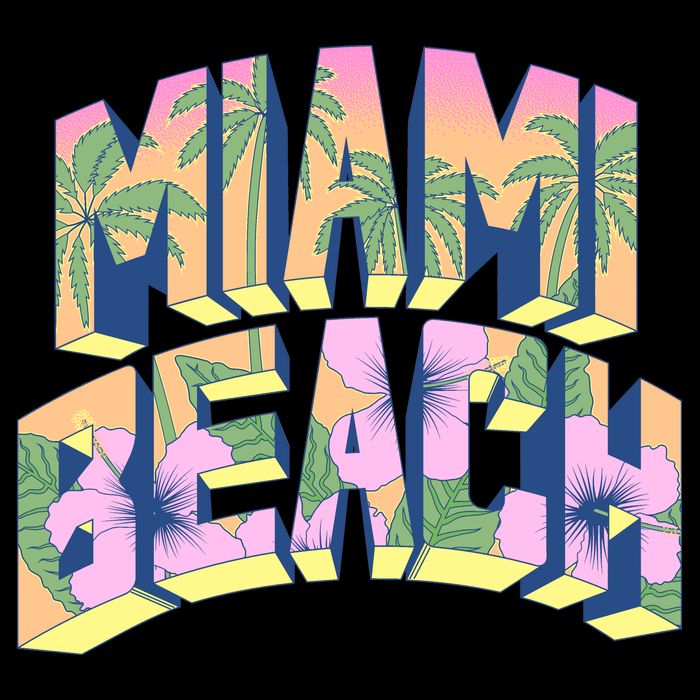 Vintage Miami Beach  T-Shirt
