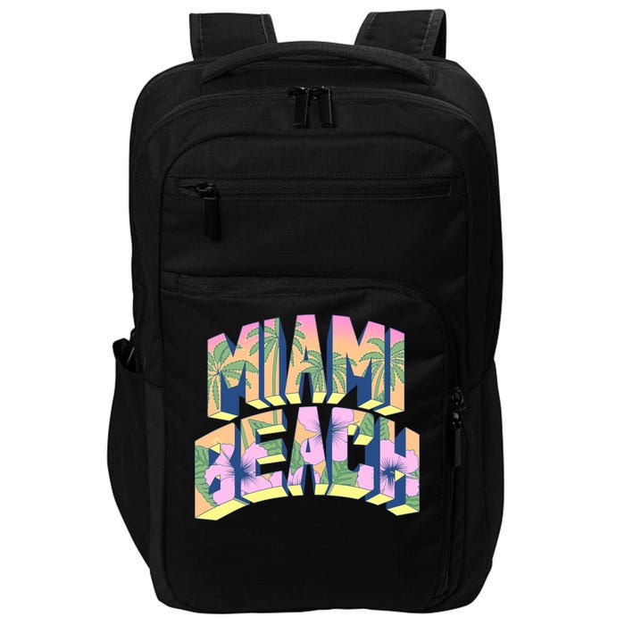 Vintage Miami Beach  Impact Tech Backpack