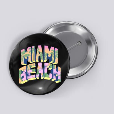 Vintage Miami Beach  Button