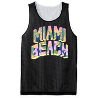 Vintage Miami Beach  Mesh Reversible Basketball Jersey Tank