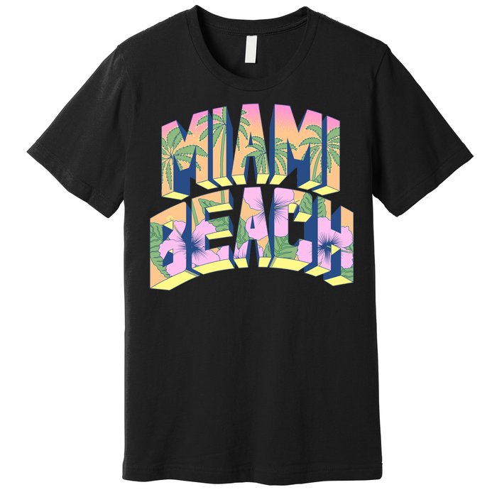 Vintage Miami Beach  Premium T-Shirt