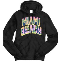 Vintage Miami Beach  Tie Dye Hoodie