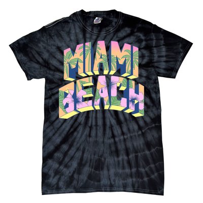 Vintage Miami Beach  Tie-Dye T-Shirt