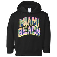 Vintage Miami Beach  Toddler Hoodie